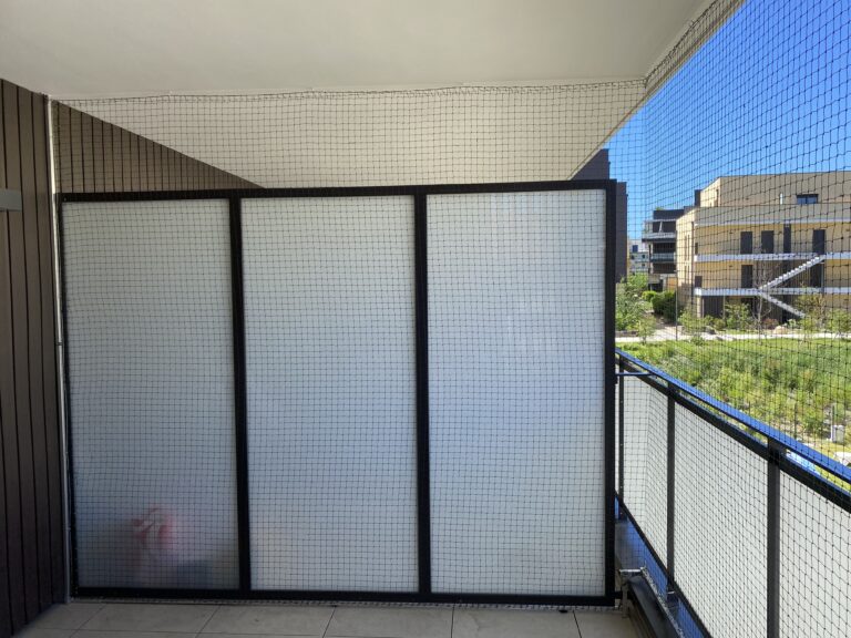 Hybrid installation: holes drilled only into concrete elements